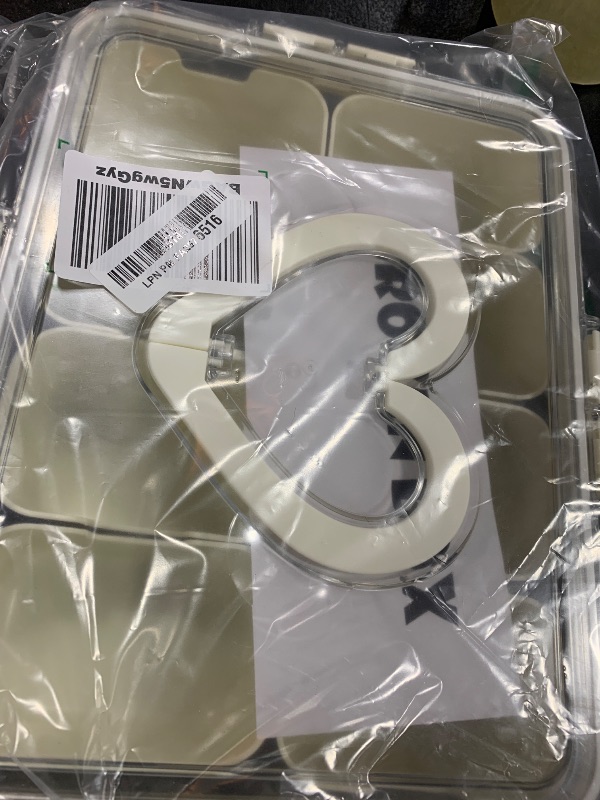 Photo 1 of *DAMAGED** Divided Serving Tray with Lid and Handle, Snackle Box Charcuterie Container for Portable Snack Platters - Clear Organizer for Snacks,Candy, Fruits, Nuts for Party, Entertaining