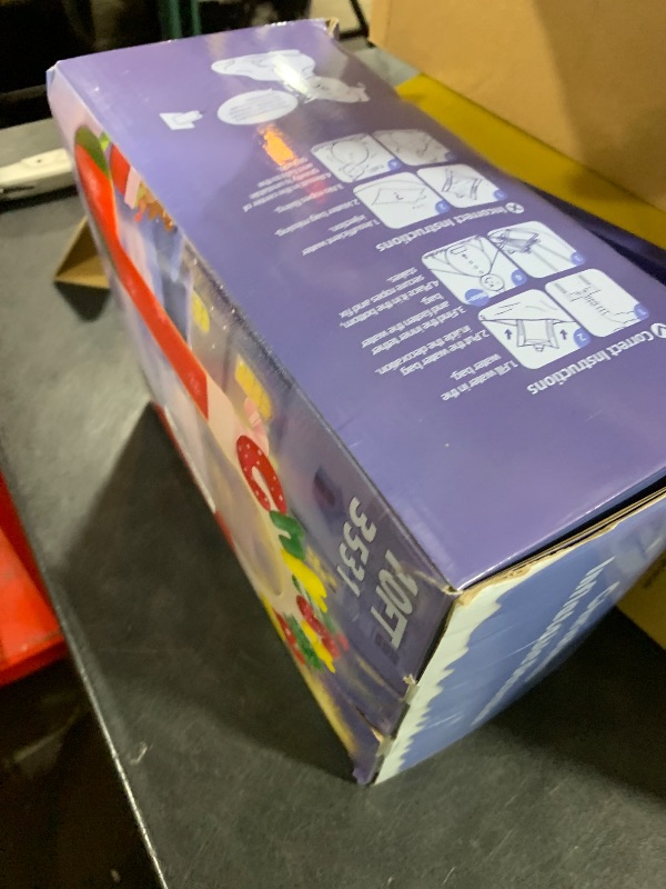 Photo 1 of 10 FT Christmas Inflatables Outdoor Yard Decorations, Giant Outdoor Christmas Blow up Archway/Arch, Blowups Build-in LED Light for Holiday Party Xmas New Year Outside Patio Garden Lawn Winter