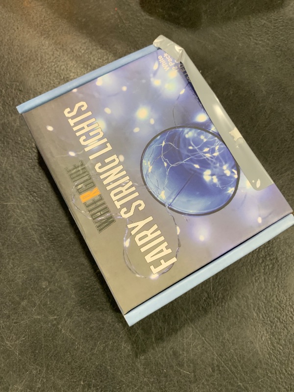 Photo 1 of WATERGLIDE 12 Pack Fairy Lights Battery Operated (Included), 7 ft 20 LED Mini String Lights, Waterproof Silver Wire Firefly Starry Lights for DIY Wedding Christmas Party Mason Jars Decor, Cool White