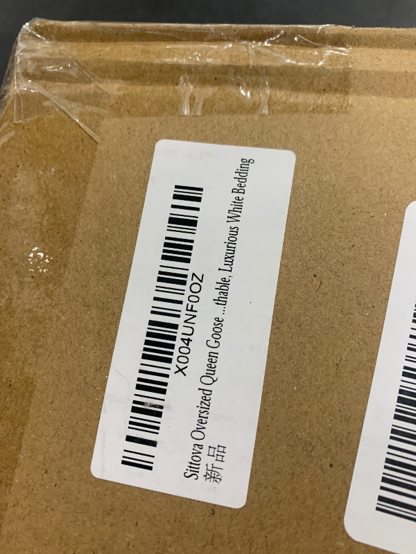 Photo 1 of Goose Down Fiber Comforter Oversized Queen – All-Season Hotel Quality Duvet Insert, High Fill Power, Ultra Soft 100% Cotton, Box-Stitched, Breathable, Lightweight Luxurious White Bedding, 98"x 98"