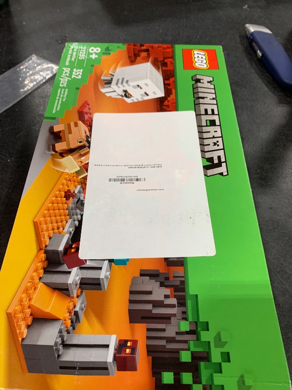 Photo 1 of LEGO Minecraft The Nether Portal Ambush Adventure Set, Building Toy for Kids with Action Figures and Battle Scenes, Minecraft Toy for Boys, Girls and Gamers Ages 8 and Up, 21255