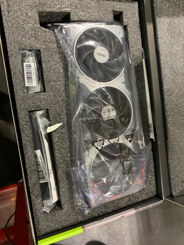 Photo 1 of MSI GeForce RTX 5070 Ti 16G Ventus 3X OC Graphics Card - RTX 5070 Ti GPU, 16GB GDDR7 (28Gbps/256-bit), PCIe 5.0 - Triple Fan Thermal Design (3 x TORX Fan 5.0) - HDMI 2.1b, DisplayPort 2.1b