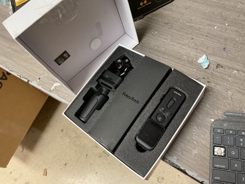 Photo 1 of Feiyu Pocket 3 Kit Handheld 4K Vlogging Camera | 3-Axis Gimbal Image Stabilization | 1/2.3?CMOS | 4K60fps | 1080P 120fps | FOV 130° Ultra-Wide Angle