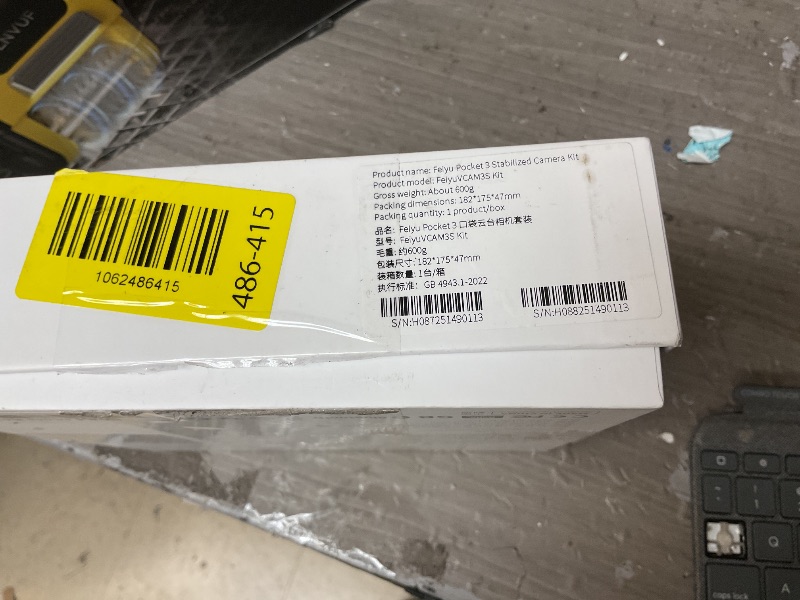 Photo 1 of Feiyu Pocket 3 Kit Handheld 4K Vlogging Camera | 3-Axis Gimbal Image Stabilization | 1/2.3?CMOS | 4K60fps | 1080P 120fps | FOV 130° Ultra-Wide Angle