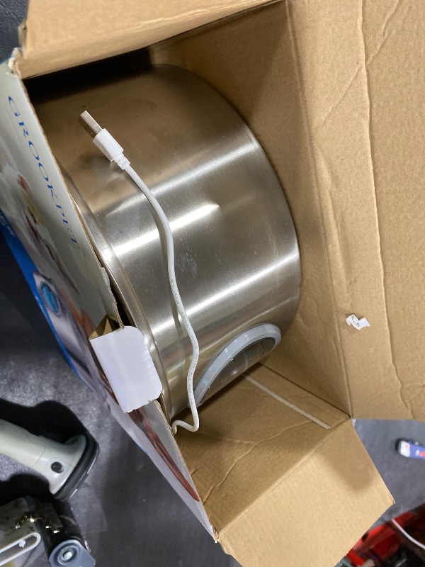 Photo 1 of Pet Water Fountain for Large Dogs: Metal Dog Water Fountain - Silent Big Cat Fountains - 7L/236oz/1.8G Dog Drinking Fountains Inside - GROOKPET Water Fountains for Pets Indoor Large - 9 Filters