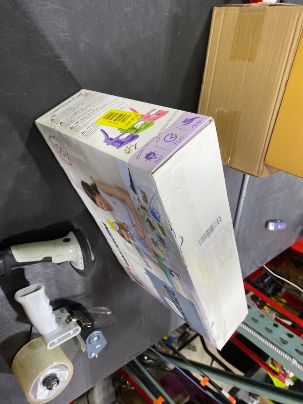 Photo 1 of Square Photo Magnet Button Maker Kit - Holographic Film 2'' x 2'' Button Press Machine with 100 Set Fridge Magnet Making Supplies(Metal Cover, Film, Back Inserts), for School, Home, Small Business