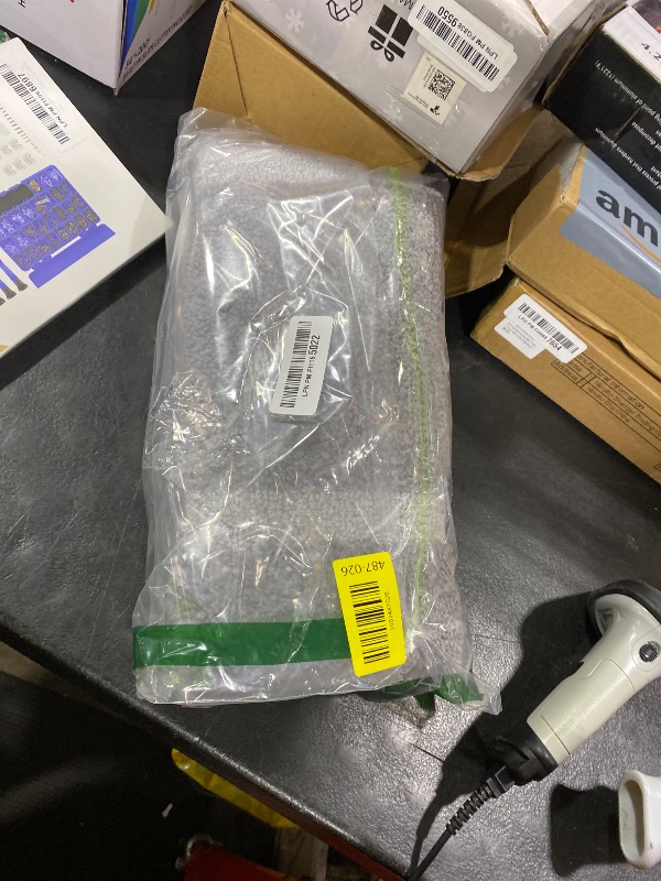 Photo 1 of Color&Geometry Bathroom Rugs, Water Absorbent and Quick Dry Microfiber Bath Rugs-16"x24", Non-Slip, Machine Washable, Extra Soft Plush Bath Mats for Bathroom, Laundry Room, Dark and Light Grey