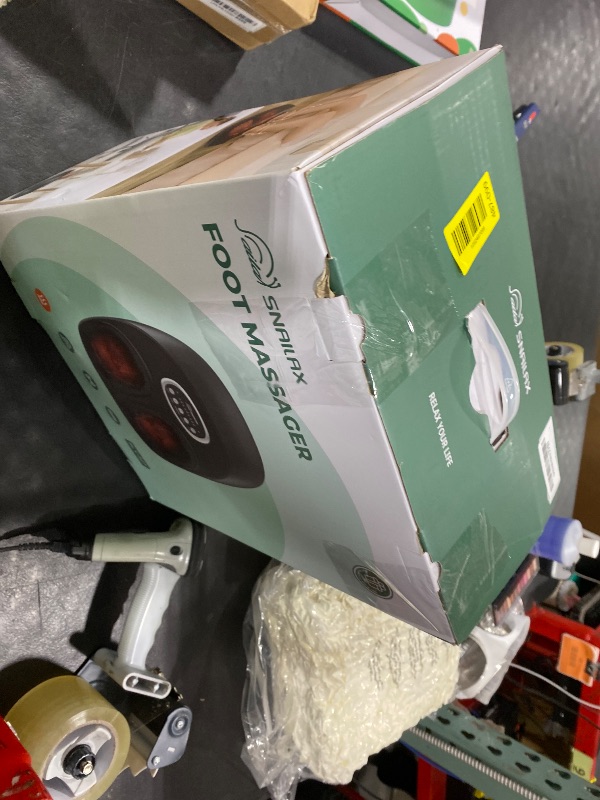 Photo 1 of Snailax Shiatsu Foot Massager Machine with Soothing Heat, Deep Kneading, Air Compression, Improve Blood Circulation and Foot Wellness,Relax for Home or Office Use