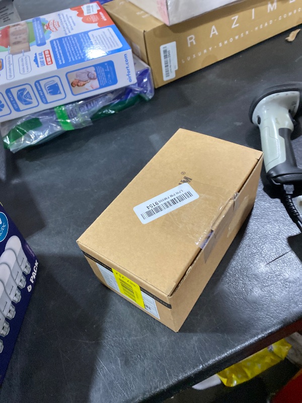 Photo 1 of NETUM Wireless Barcode Scanner, 2 in 1 2.4G Wireless & USB Wired 1D Laser Barcode Reader Handheld Bar Code Reader Cordless Rechargeable Bar Code Scanner for Computer MAC Laptop (NT-1698W)