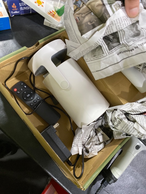 Photo 1 of ?Electric Focus?Mini Projector, Support 4K 1080P, 210 ANSI Portable Projector with WiFi and Bluetooth, Auto Keystone Correction Video Projector, Compatible with Smartphone,TV Stick,Laptop