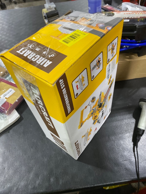 Photo 1 of 25 Pack Transport Construction Airplane Toy Play Vehicles Set for Kids Gifts, with 6 Construction Die-cast Toy Truck, 11 Road Signs-Suitable for 3 4 5 6 Year Old Boys and Girls