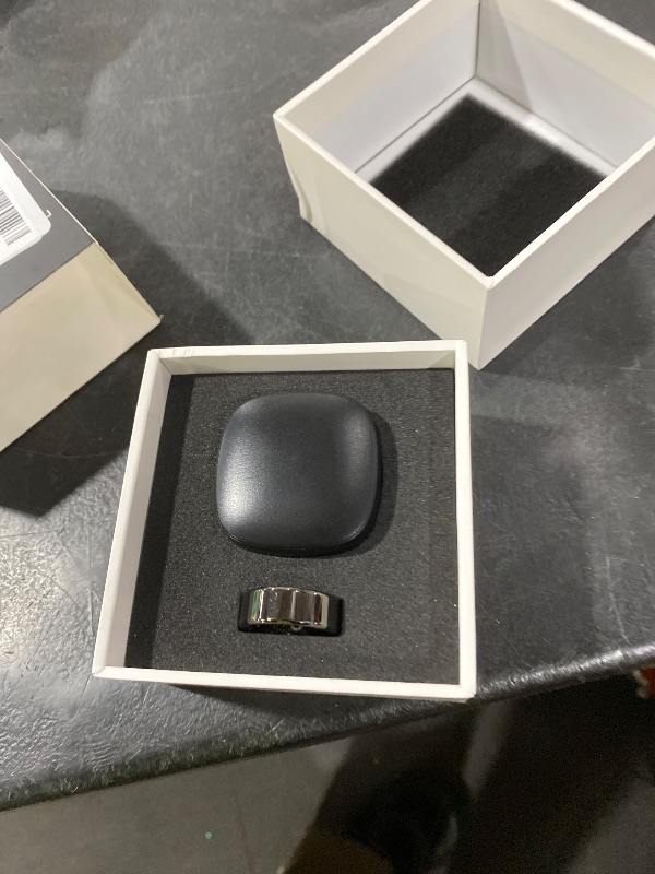 Photo 1 of Lemolf Smart Rings, Fitness Tracker Ring, Heart Rate, Blood Oxygen, Stress, Step Tracker, Sleep Monitoring, Air Gestures, No Subscription Fee, IP68 Waterproof for iPhone&Android (Black, #9)