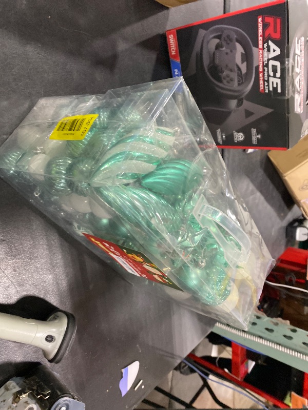 Photo 1 of 100ct Christmas Ball Ornaments Set - Assorted Shatterproof Hanging Tree Ornament Set with Reusable Hand-held Gift Package for Xmas Tree Holiday Party and Home Decor (Mint Green)