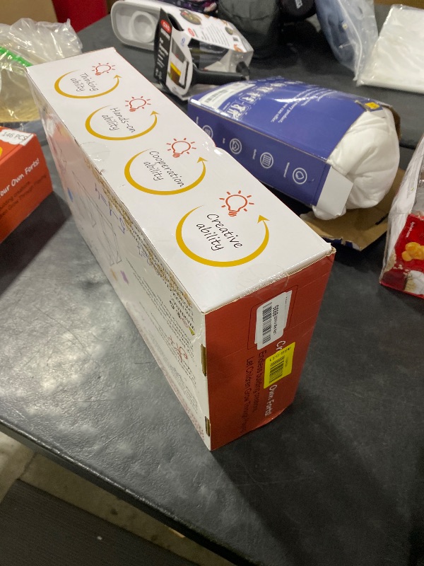 Photo 1 of Bzseed Fort Building Kit for Kid DIY Play Tent STEM Construction Toys Fort Builder for Kids Indoor Outdoor Play Creative Gift for 4 5 6 7 8 9 10 11 12 Year Old Boy Girl Christmas Birthday Gift 140Pcs