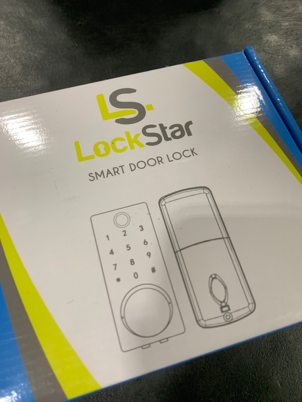 Photo 1 of LOCKSTAR® Smart Door Lock • Keyless Entry Deadbolt Door Lock • Multiple Entry Methods – APP • Fingerprint Touch ID • Keypad Code • Card FOB • Traditional Key • Smart Home Devices