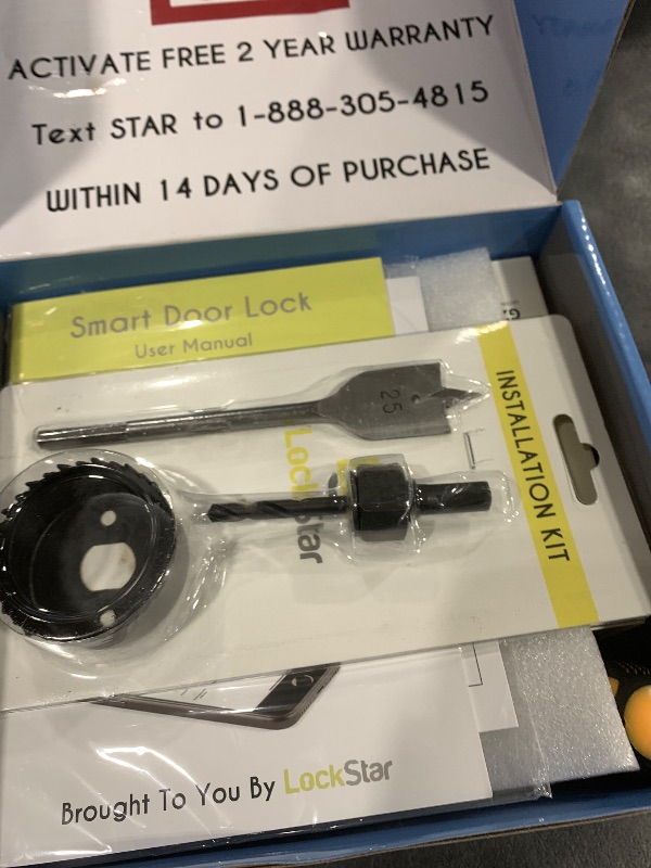 Photo 1 of LOCKSTAR® Smart Door Lock • Keyless Entry Deadbolt Door Lock • Multiple Entry Methods – APP • Fingerprint Touch ID • Keypad Code • Card FOB • Traditional Key • Smart Home Devices