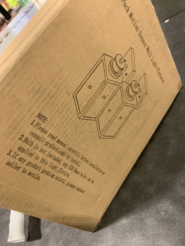 Photo 1 of 2-Pack Motion Sensor Outdoor Lights, Upgrade Dusk to Dawn Wall Mount Light Fixtures, Motion Sensor Wall Lights for Outside House Porch Garage, Exterior Black Wall Lanterns Sconce with Clear Glass