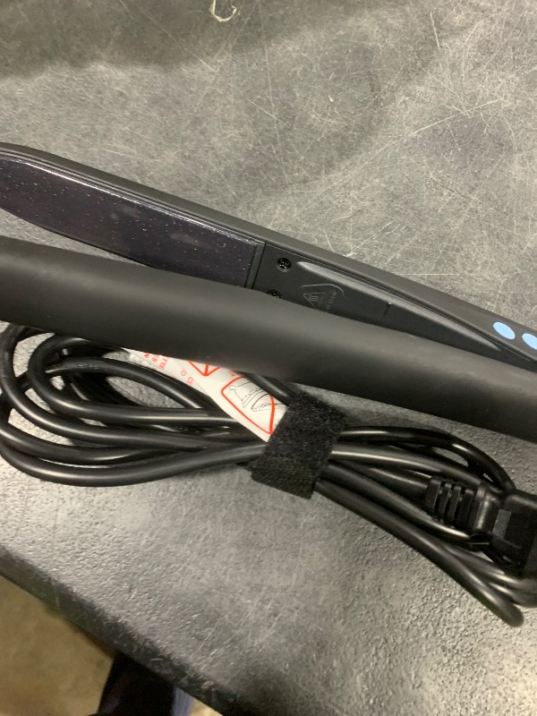 Photo 1 of Bio Ionic 10X Styling Iron, Hair Straightener with 1" Sonic Vibrating Plates, Flat Iron with Ion Generating Mineral Complex, Versatile Styler for Wavy & Straight Hairstyles, Black