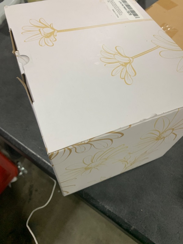 Photo 1 of INFOOD 0.8L Gooseneck Electric Kettle, Precise Temperature Control for Pour Over Coffee & Tea, 1200W Fast Boiling Water, Auto Shut Off, Scheduling, Stainless Steel, Floral Painted Design