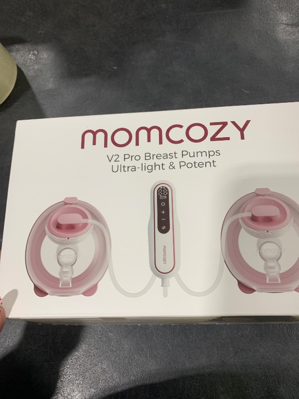 Photo 1 of Momcozy Breast Pump V2 Pro Ultra-Lightweight, Hands-Free & Portable Wearable Pump with Upgraded Integrated DoubleFit Flange, Quiet & Leak-Proof Electric Pump, 3 Modes|9 Levels, 17/19/21/24mm
