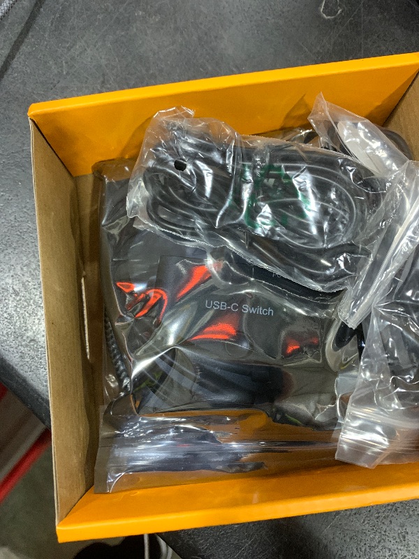 Photo 1 of KCEVE USB C Switch 2 in 1 Out, USB Type C KVM Switch 2 Computers 1 Monitor, 8K@60Hz / 4K@120Hz / 20Gbps/ USB 3.1 Gen 2 / 100W PD/Compatible with Thunderbolt Devices/Wired Remote, 1 USB-C Cable