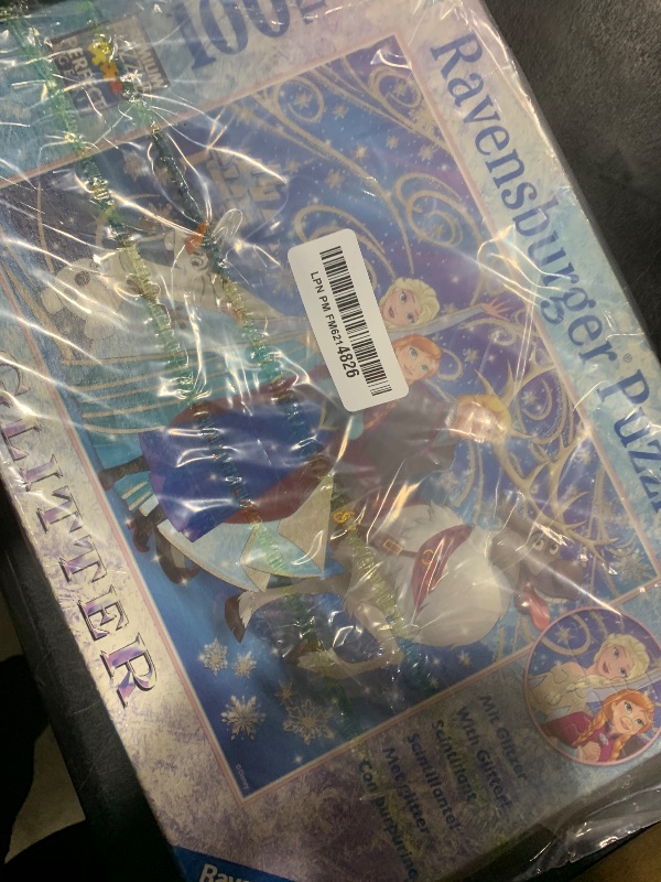 Photo 1 of Ravensburger Disney Frozen 2 - Strong Sisters | 100-Piece Glitter Jigsaw Puzzle for Kids | Unique, Pieces | Development-Boosting Toy | Ideal Gift for All Ages