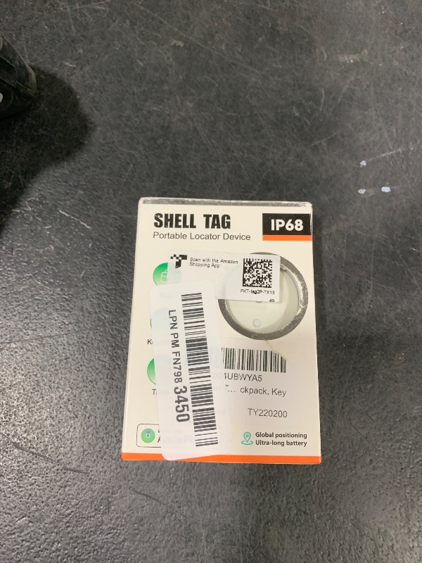 Photo 1 of Air Tracker Tags-2 Pack, Smart Tag Work Compatible with Apple Find My (iOS Only), Bluetooth Tag Item Finders IP68 Waterproof Replaceable Battery for Wallet, Luggage, Backpack, Key