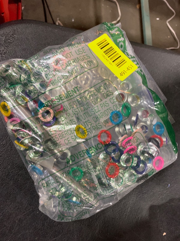 Photo 1 of 10mm Multi Color Grommet Kit,Metal Eyelets Kits Shoe Eyelets Grommet Sets Grommets and Eyelets with Install Tool for Shoes Bags Clothing Shoelaces