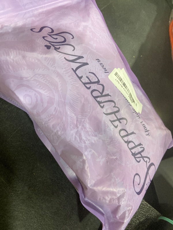 Photo 1 of SAPPHIREWIGS 13×4 Synthetic Lace Front Wig Body Wave Heat Fiber Hair Lavender Color with Pink Tips Long Wavy Wigs for Women Half Hand Tied Made Halloween Cosplay Daily Uses 24 Inch