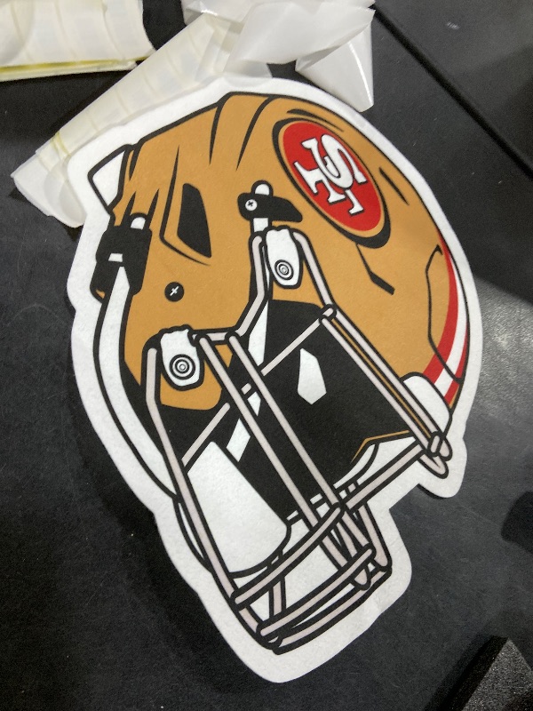 Photo 1 of
NFL Football Helmet Shape Cut Pennant - Home and Living Room Décor - Soft Felt EZ to Hang
NFL Football Helmet Shape Cut Pennant - Home and Living Room Décor - Soft Felt EZ to Hang