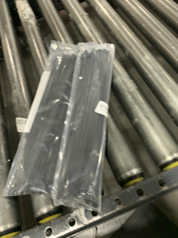 Photo 1 of 12 Inch Zip Ties Double Sided Toothed,100 LBS Tensile Strength Heavy Duty Cable Wire Ties With Self-Locking Adjustable More Durable Nylon Tie Wraps for Indoor Outdoor?100 Pack?