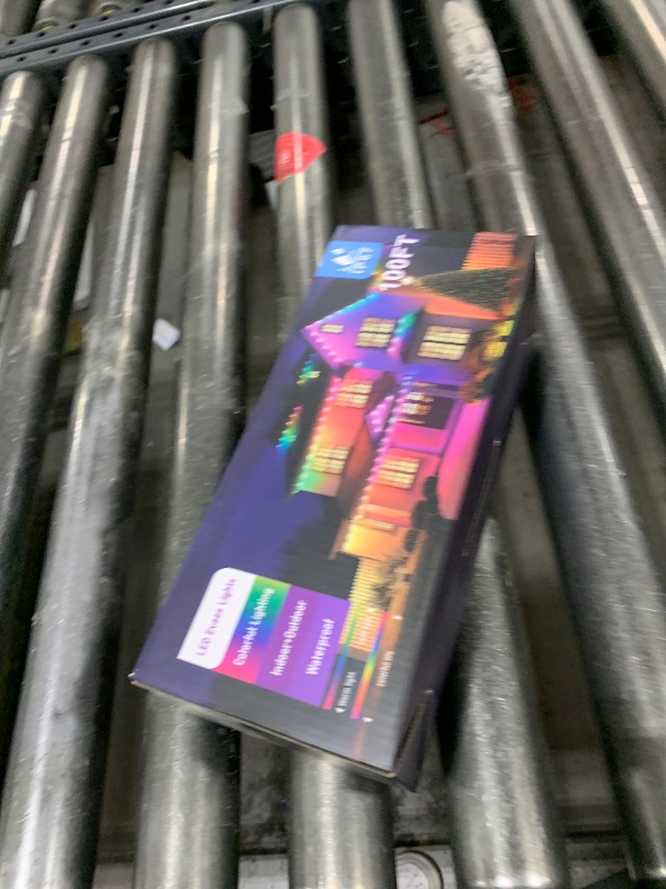 Photo 1 of 100FT Permanent Outdoor Lights for House, 2025 RGB LED Waterproof Christmas Lights Outdoor with Smart APP Remote Control, Outside Eaves Lighting House Decor for Holiday, Halloween, Roof, Party, Daily