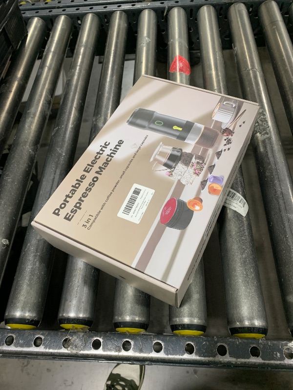 Photo 1 of Portable Espresso Machines, Electric Espresso Maker with Self-Heating, USB-C & Car Charger, 20 Bar Mini Coffee Maker With NS Capsule & Ground Coffee for Camping, Hiking, Travel, Office, Blcak