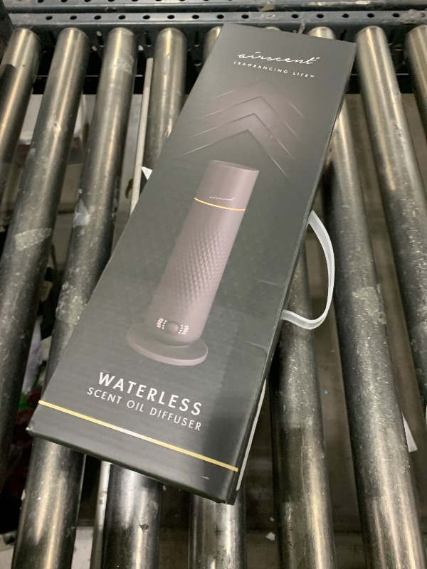 Photo 1 of  The AirScent Waterless Diffuser - Cold Air Scent Diffuser Oil Machine for Homes, Offices, Hotels and Spas - Aromatherapy Diffuser for Aesthetic Scenting - Black - 4.05 Oz - Fragrance Not Included 