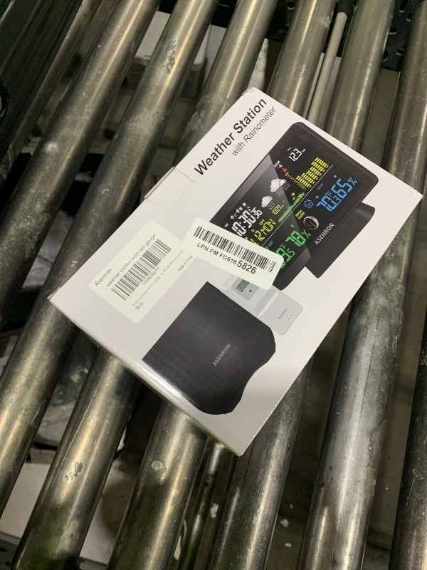 Photo 1 of  Weather Station with Rain Gauge, Home Weather Stations Wireless Indoor Outdoor with Rain Gauge, Thermometer, Barometric Pressure, Humidity Monitor, Atomic Clock, Digital Weather Forecast and Alerts 