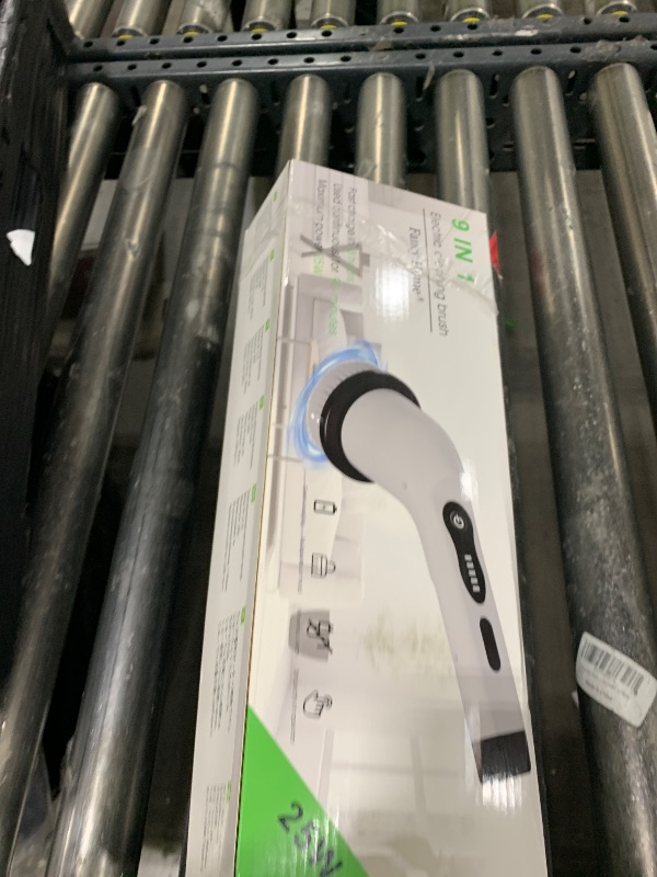 Photo 1 of  Spin Scrubber,9-In-1Multifunctional Cleaning Brush with Detachable Handle,9 Replaceable Brush Heads&LCD Display,Rechargeable Electric Spin Scrubber for Bedroom,Bathroom,Kitchen,Car 