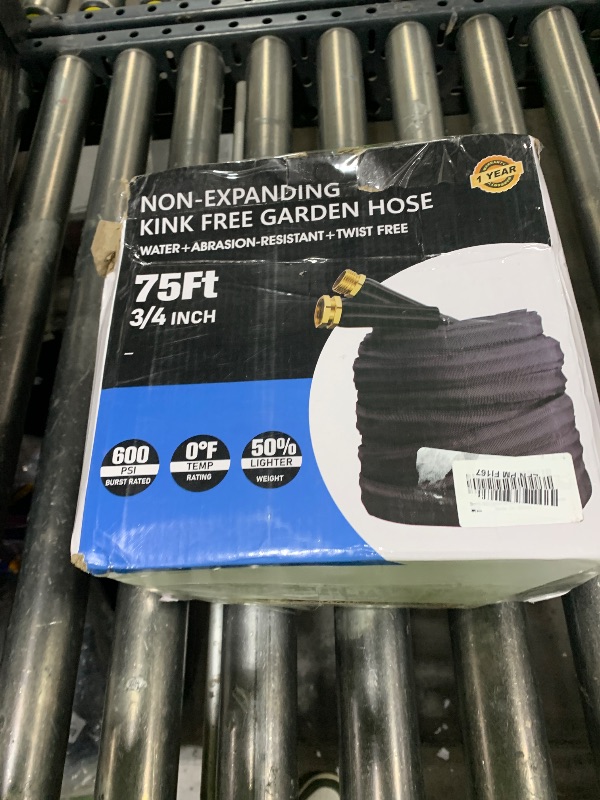 Photo 1 of 2025 Upgraded 75FT Non-Expanding Garden Hose, Lightweight, Flexible Ultra-Light Water Hose, Burst-Resistant, Lead-Free, Anti-Kink, High-Pressure