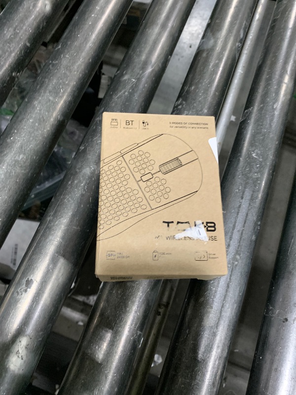 Photo 1 of  TMKB Falcon M1 Wireless Gaming Mouse, 24000DPI Optical Sensor, 180Hrs Battery, Lightweight, 6 Programmable Buttons, RGB Strip, 2.4G/BT5.2/USB-C Wired for PC/Mac/Laptop - Matte White 