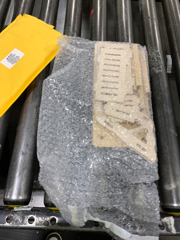 Photo 1 of  (2-Piece Set) Hamster Game Wooden Platform, Tunnel Ladder Hidden Area Platform with Wooden Support Columns, Toy cage Accessories for Hamster Squirrels and Other Small Pets 