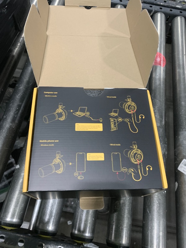 Photo 1 of  MAONO PD200W Hybrid Wireless Podcast Microphone for PC, Dynamic XLR USB Mic with Desktop Stand, Software, Noise Cancellation, for Vocal Recording, Streaming, Content Creation, Home Studio, Voiceover 