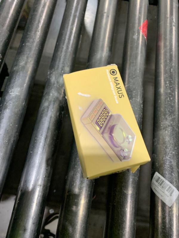 Photo 1 of  MAXUS Gold Milligram Scale 100g x 0.001g, Digital Mg/Powder Scale for Jewelry, Reloading Labs, Includes 20g Calibration Weight, High-Accuracy Portable Weighing Tool 