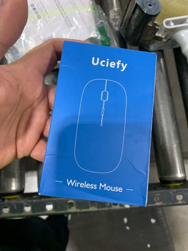 Photo 1 of  Uciefy Q5 Slim Rechargeable Wireless Mouse, 2.4G Portable Optical Silent Ultra Thin Wireless Computer Mouse with USB Receiver and Type C Adapter, Compatible with PC, Laptop, Desktop (Rose Gold) 
