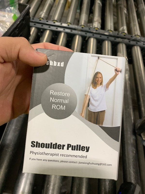 Photo 1 of  Shoulder Pulley Over The Door Physical Therapy System, Exercise Pulley, Alleviate Shoulder Pain and Facilitate Recovery from Surgery, FSA/HSA Eligible 