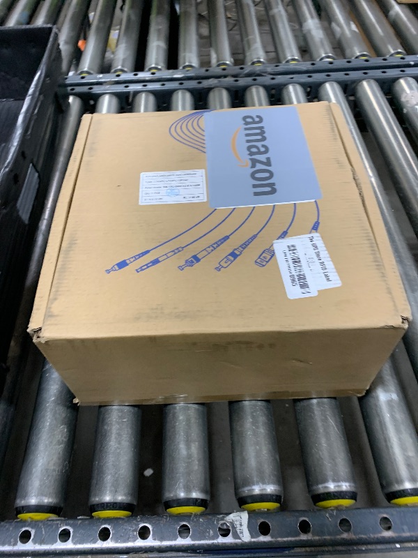 Photo 1 of 100 Meters 12 Core Industrial TPU LC to LC Outdoor Armored Fiber Optic Cable, 12 Strands OS2 Single Mode Fiber Patch Cable with LC Connectors, 9/125um, OD-6mm, Direct Burial LC-LC