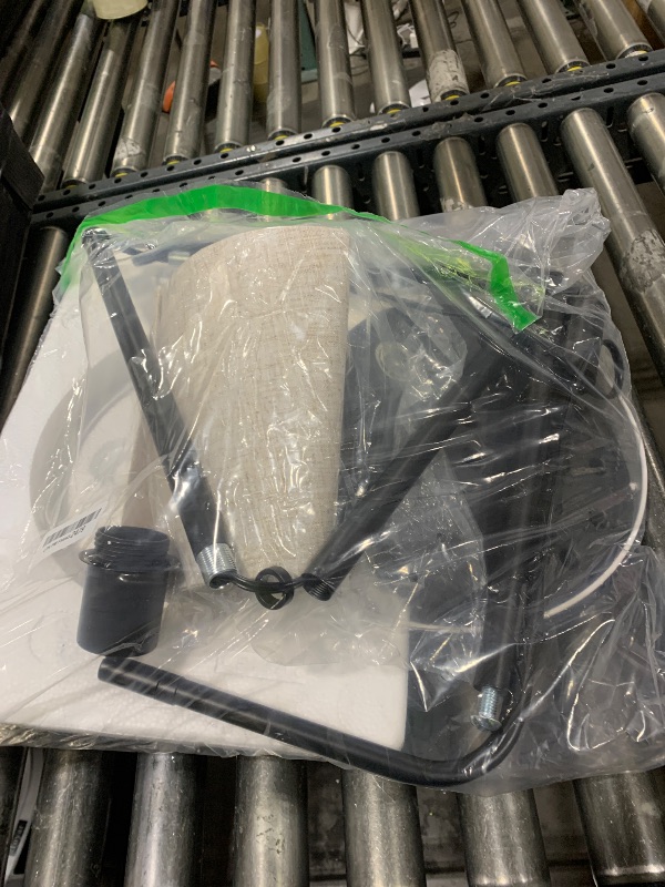 Photo 1 of ?Upgraded? Dimmable Floor Lamp, 1000 Lumens LED Edison Bulb Included, Arc Floor Lamps for Living Room Modern Standing Lamp with Linen Shade, Tall Lamp for Bedroom Office Dining Room- Black