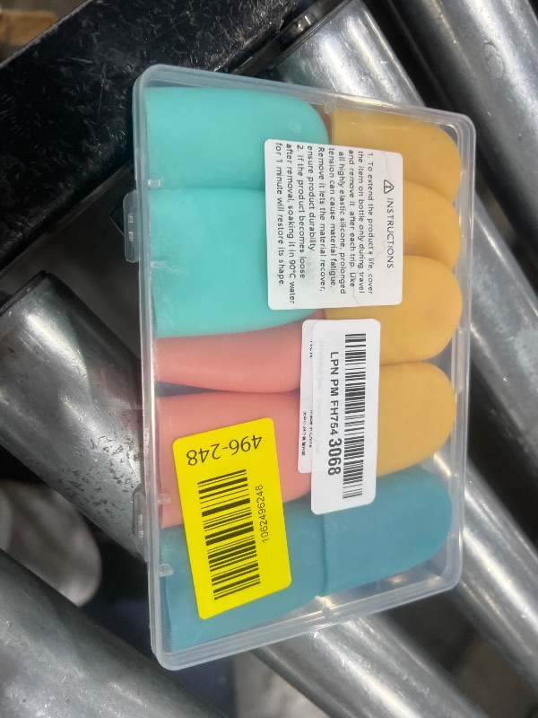 Photo 1 of 24 Pack Multi Sizes Silicone Bottle Covers Travel Essentials for Women, 2025 Cruise Ship Essentials, Travel Size Toiletries,Travel Accessories Must Have, Travel Gadget, Elastic Sleeves for leak proof