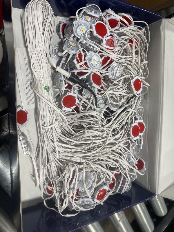 Photo 1 of aiicrgb RGB Permanent Outdoor Lights, 500FT LED Eaves Lights with Smart App Remote Control, IP67 Waterproof, Music Sync, Timing Function for Christmas, Party, All Holiday Decorations