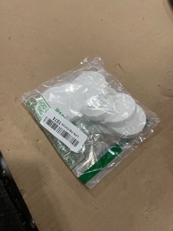 Photo 1 of (6-Pack) Calvana 53mm Reusable Water Jug Caps, Lids for 3 and 5 Gallon Water Jug, Water Bottle Cover Screw Top, Compatible with American Maid Plastic Water Bottles and Jugs Ranging, PP Material, White