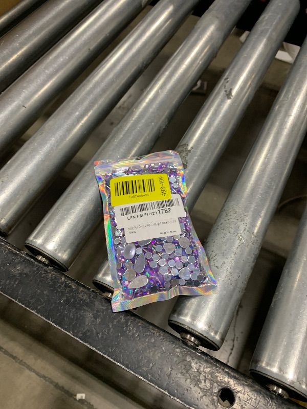 Photo 1 of 1000 Pcs Crystal AB Colorful Jewels Gems for Crafts, Flatback Rhinestones for Crafting, Acrylic Gemstones for Halloween Pirate Party Decorations?Light Amethyst AB?