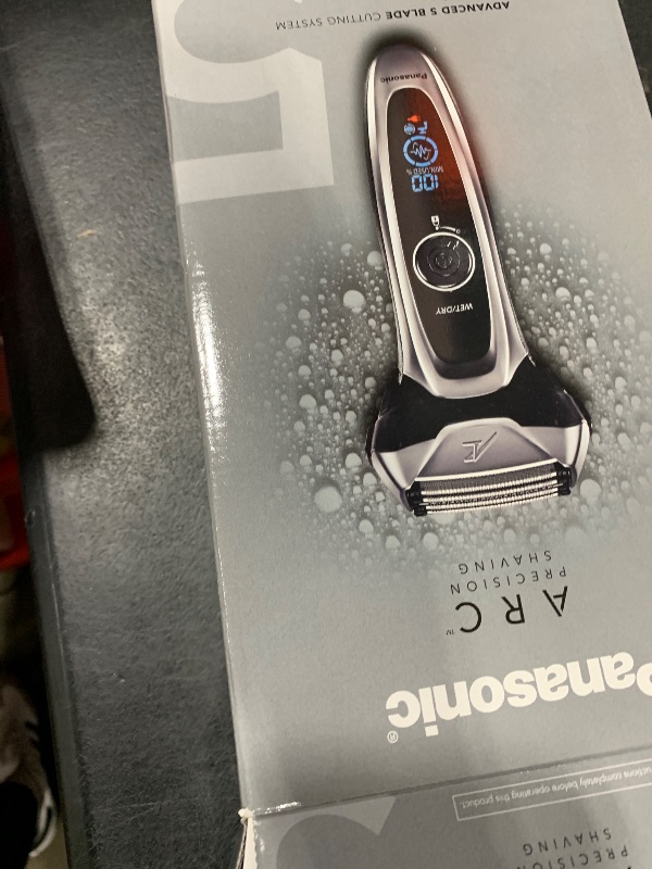 Photo 1 of Panasonic ARC5 Electric Razor for Men with Pop-Up Trimmer, Wet/Dry 5-Blade Electric Shaver with Intelligent Shave Sensor and Multi-Flex Pivoting Head – ES-LV65-S (Silver)